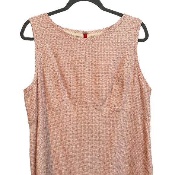 Pendleton Dress Size 14P Red Multi Sleeveless Women Business Work Made In USA - Picture 9 of 12